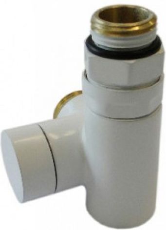 Schlosser Zawór powrotny prawy do montażu grzałki elektrycznej biała (605000002)