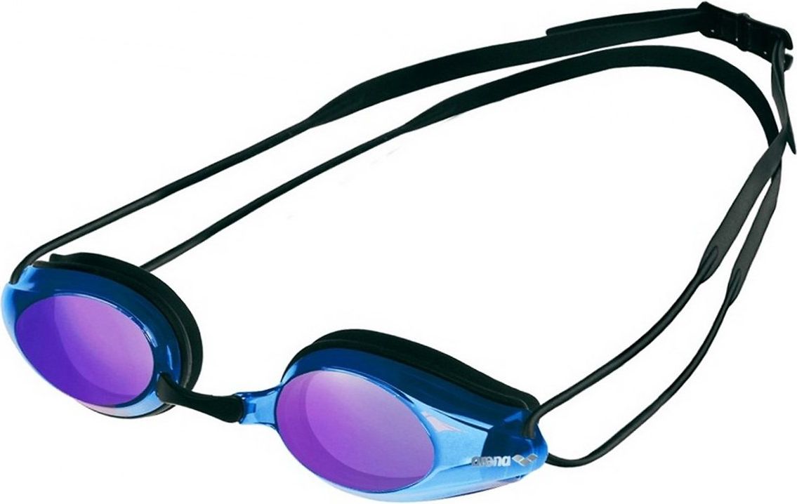 Arena Okularki Tracks Mirror niebiesko-czarne (92370/74)