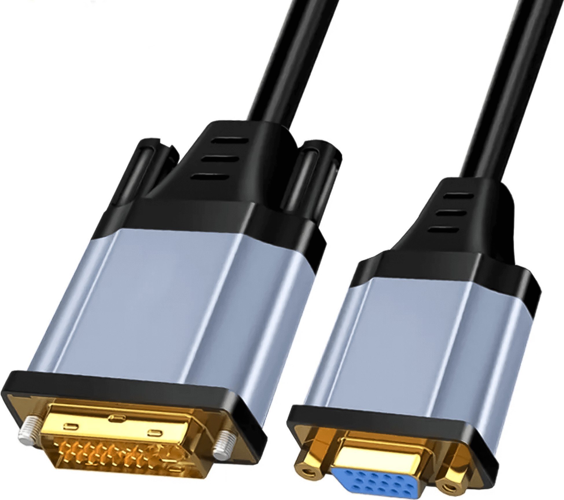 Adapter AV Reagle REAGLE Adapter DVI na VGA FULL HD D-SUB Konwerter do Monitora i Projektora