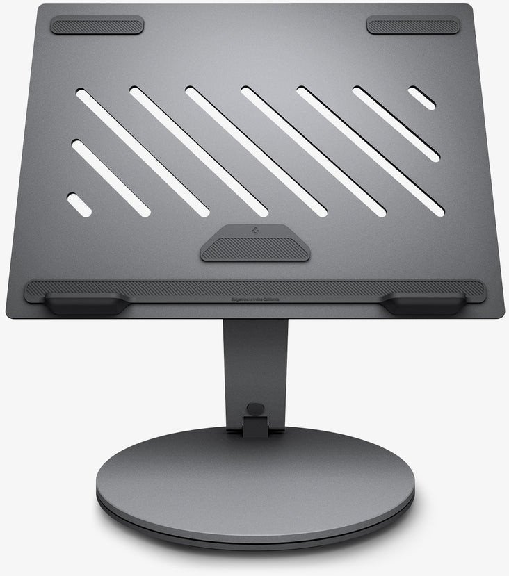 Spigen LD204H Laptop Stand Hub - Podstawka / stojak pod laptopa z Hubem 6 w 1 (Space Grey)