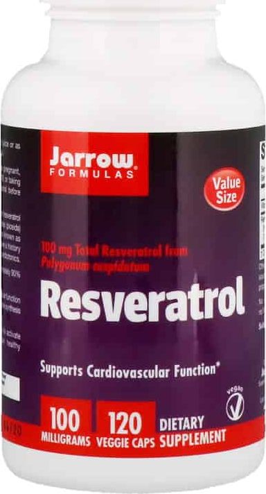 JARROW FORMULAS Jarrow Formulas - Resweratrol, 100mg, 120 vkaps