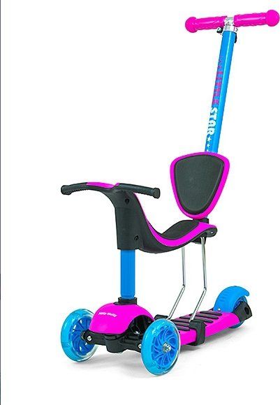 Hulajnoga Milly Mally Little Star Niebieska (2621)