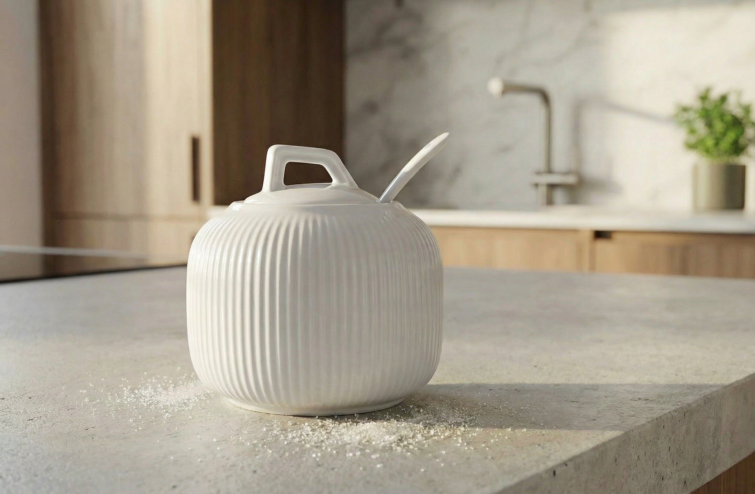 Cukiernica z pokrywką Osborn biała