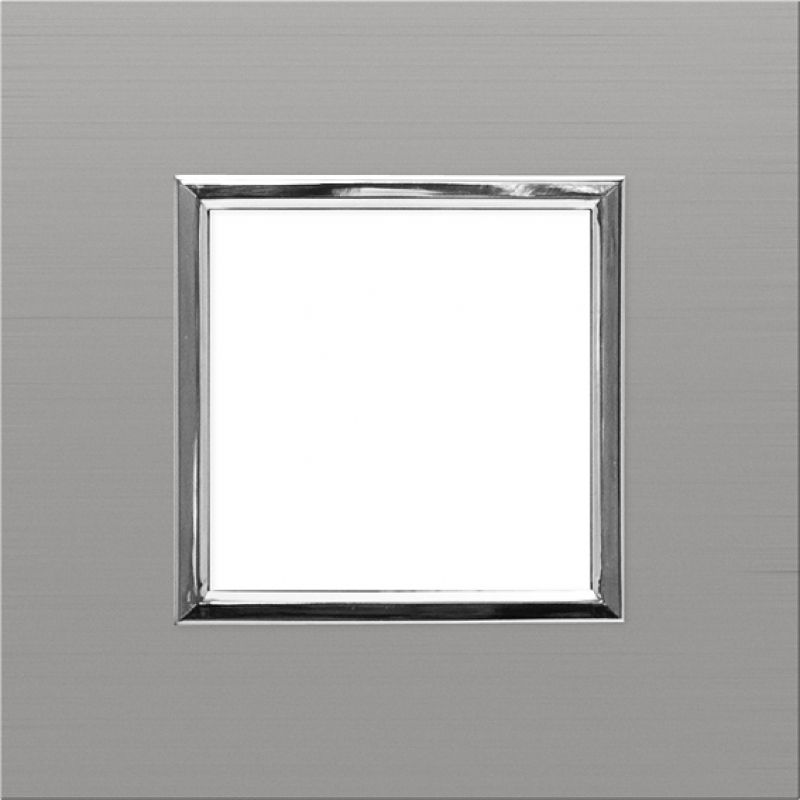 KOS Ramka pojedyncza Dante metalowa inox (4541281)