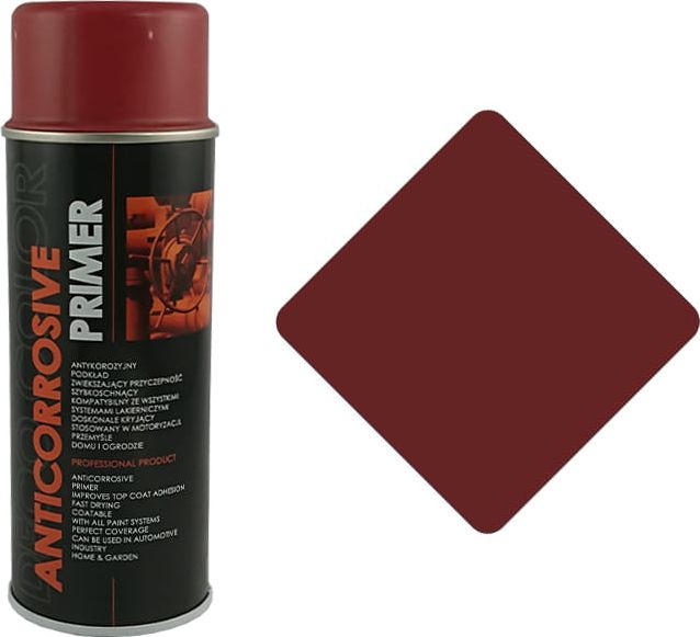 DECO COLOR Podkład antykorozyjny w sprayu czerwony (RAL3009)