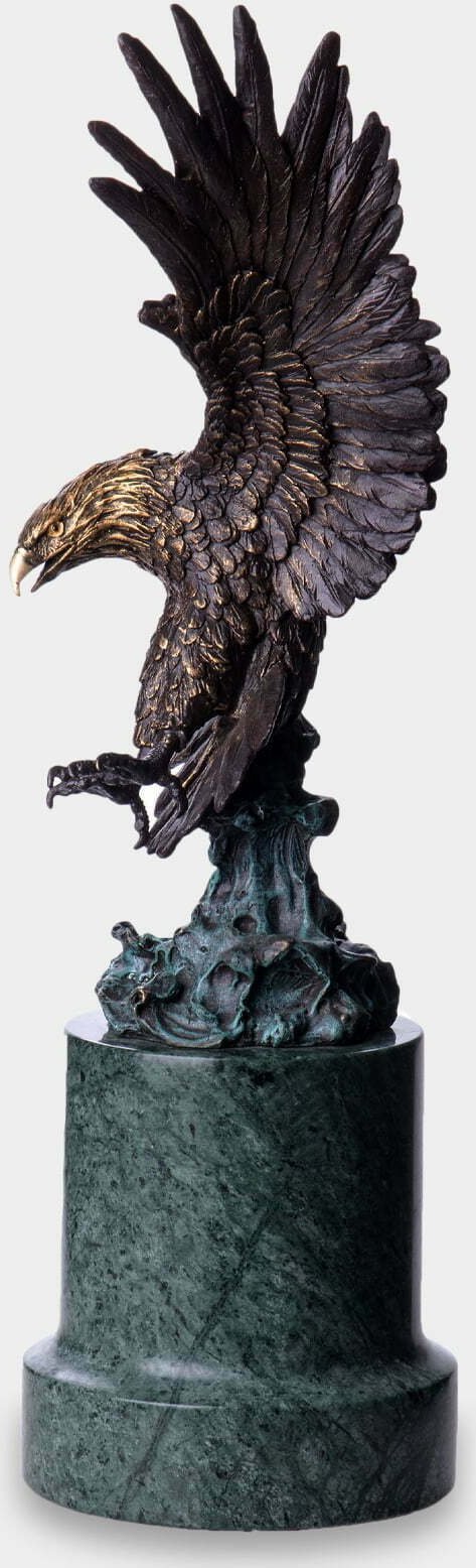 rzezbyzbrazu Atakujący Orzeł Rzeźba z Brązu