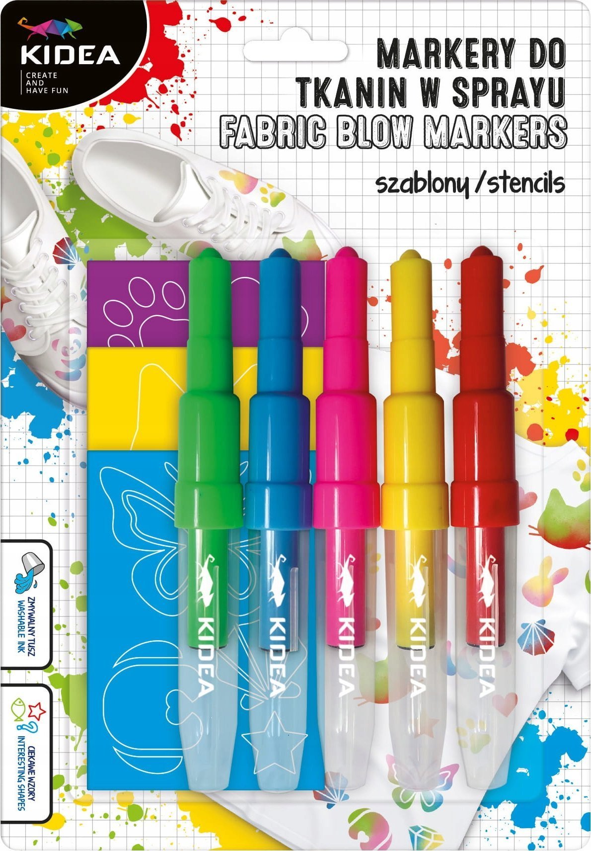 Derform MARKER DMUCH DO TKANIN I OBUWIA 5KOL SZABL DER