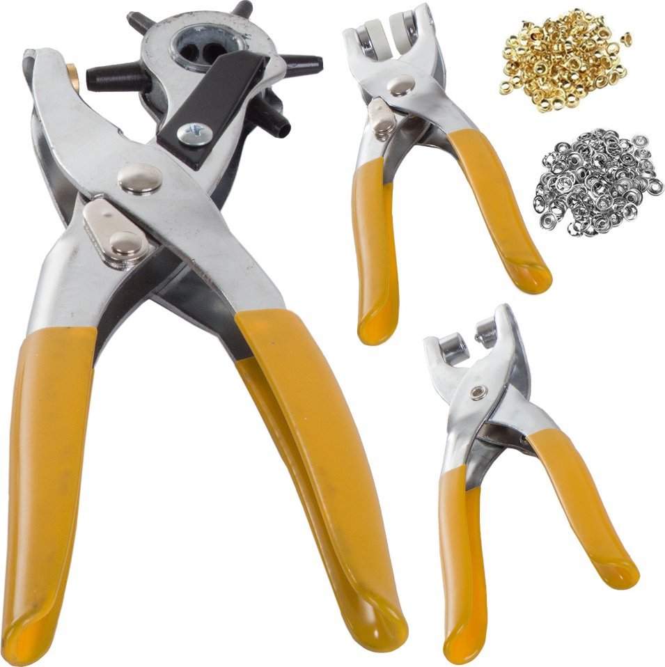 Verk Zestaw kaletniczy do skóry dziurki nity oczka napy Zestaw kaletniczy do skóry dziurki nity oczka napy