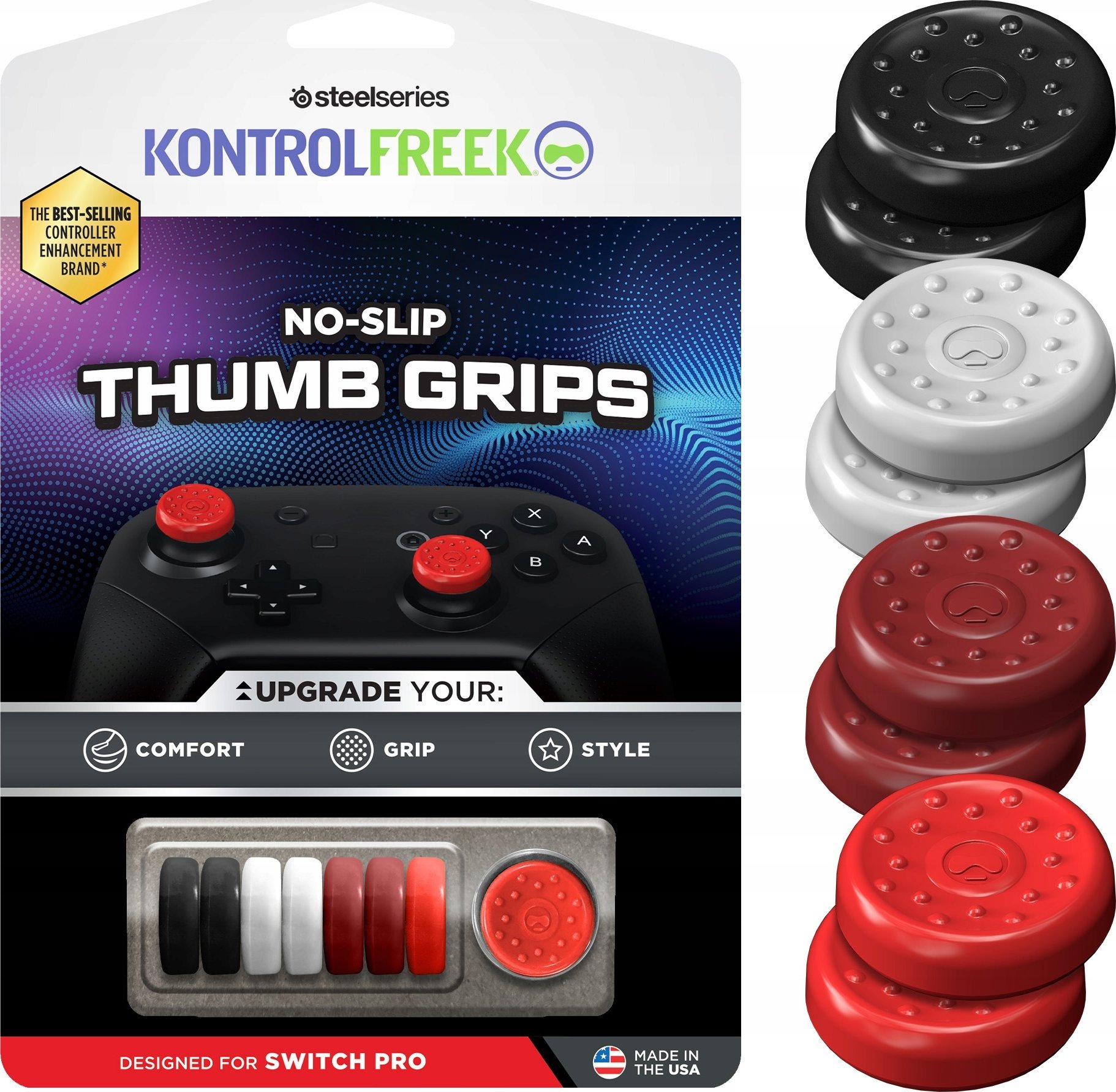 SteelSeries Kontrol Freek Thumbgrip 8-pak (1020-NP)