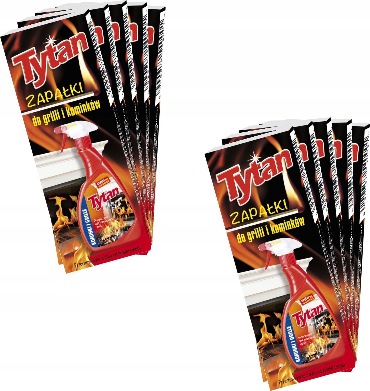 Tytan Długie zapałki do grilla i kominków 150 szt.