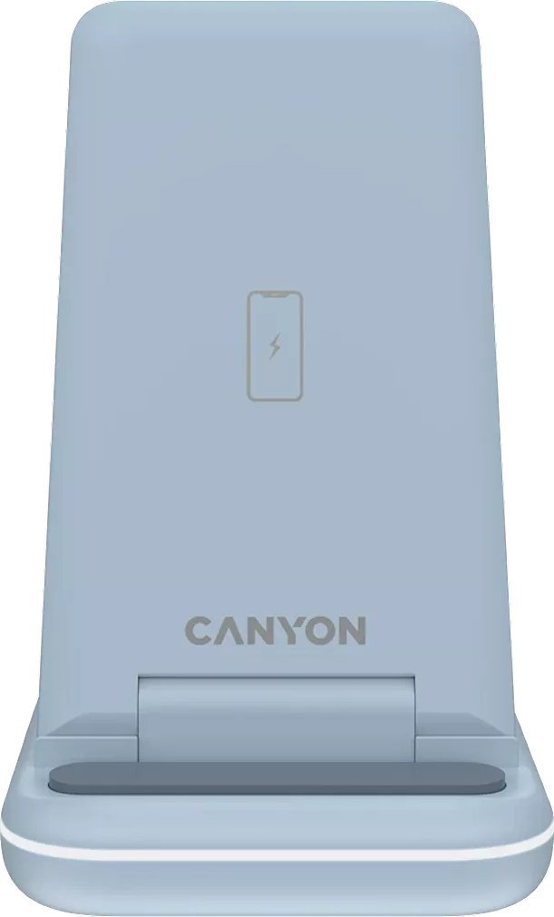 Ładowarka Canyon CANYON WS-304, Foldable 3in1 Wireless charger, with touch button for Running water light, Input 9V/2A, 12V/1.5AOutput 15W/10W/7.5W/