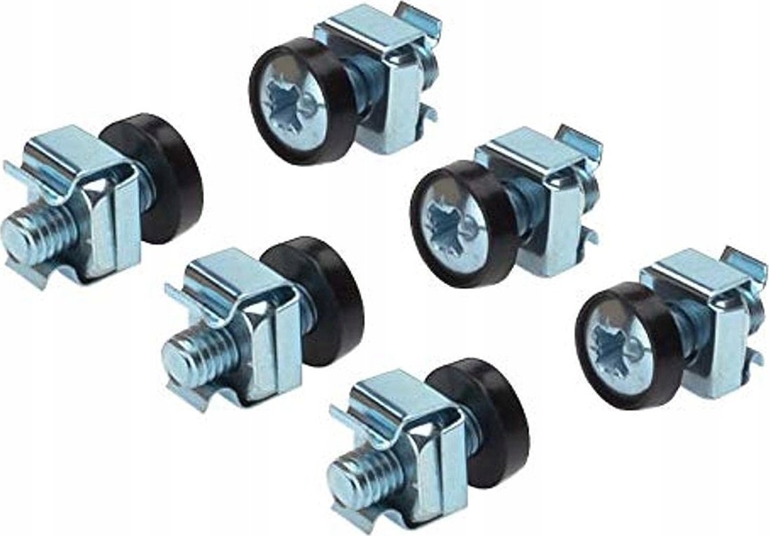 PremiumCord PremiumCord Sada montážní do racku ,4x šroub M6, 4x nut, 4x plastová podložka