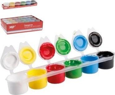 Farby plakatowe tempera 15ml 6 kolorów