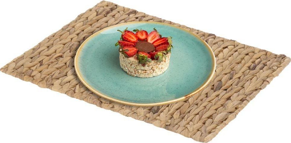 Vilde Podkładka na stół naturalna, mata kuchenna pod talerz, sztućce, prostokątna, 43x34 cm
