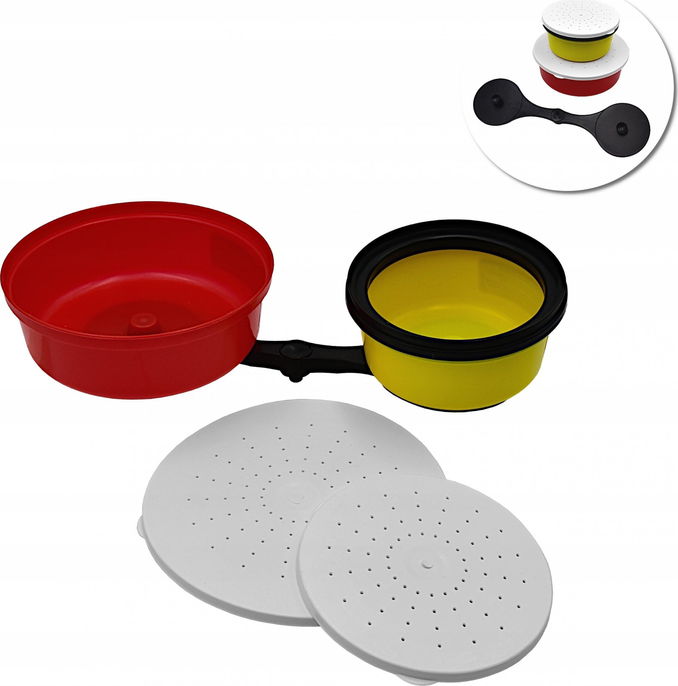 Anplast PODSTAWA z gwintem + 1 x POJEMNIK 0,7 L +1 x 0,4 L