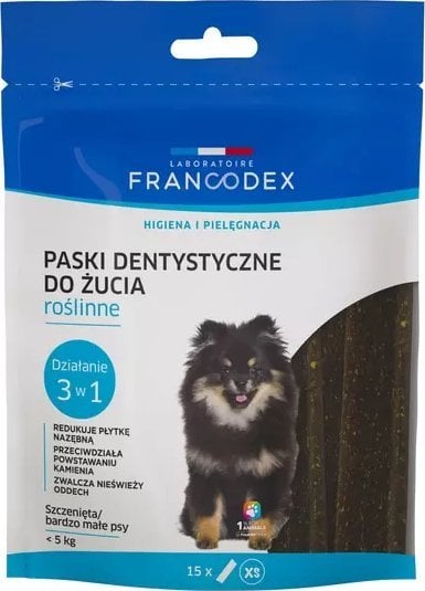 Francodex Francodex Paski Dental XS 15szt 114g [FR179609]
