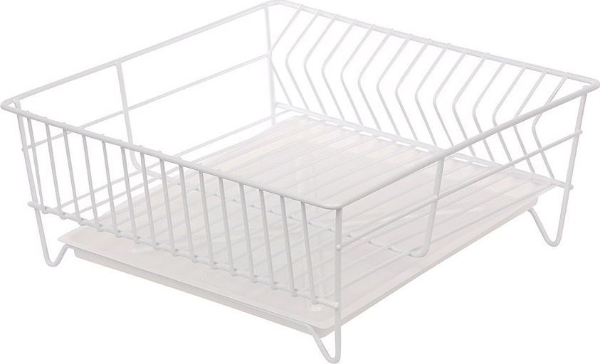 Lumarko suszarka zlewozmywakowa kwadrat 32cm biała z tacką