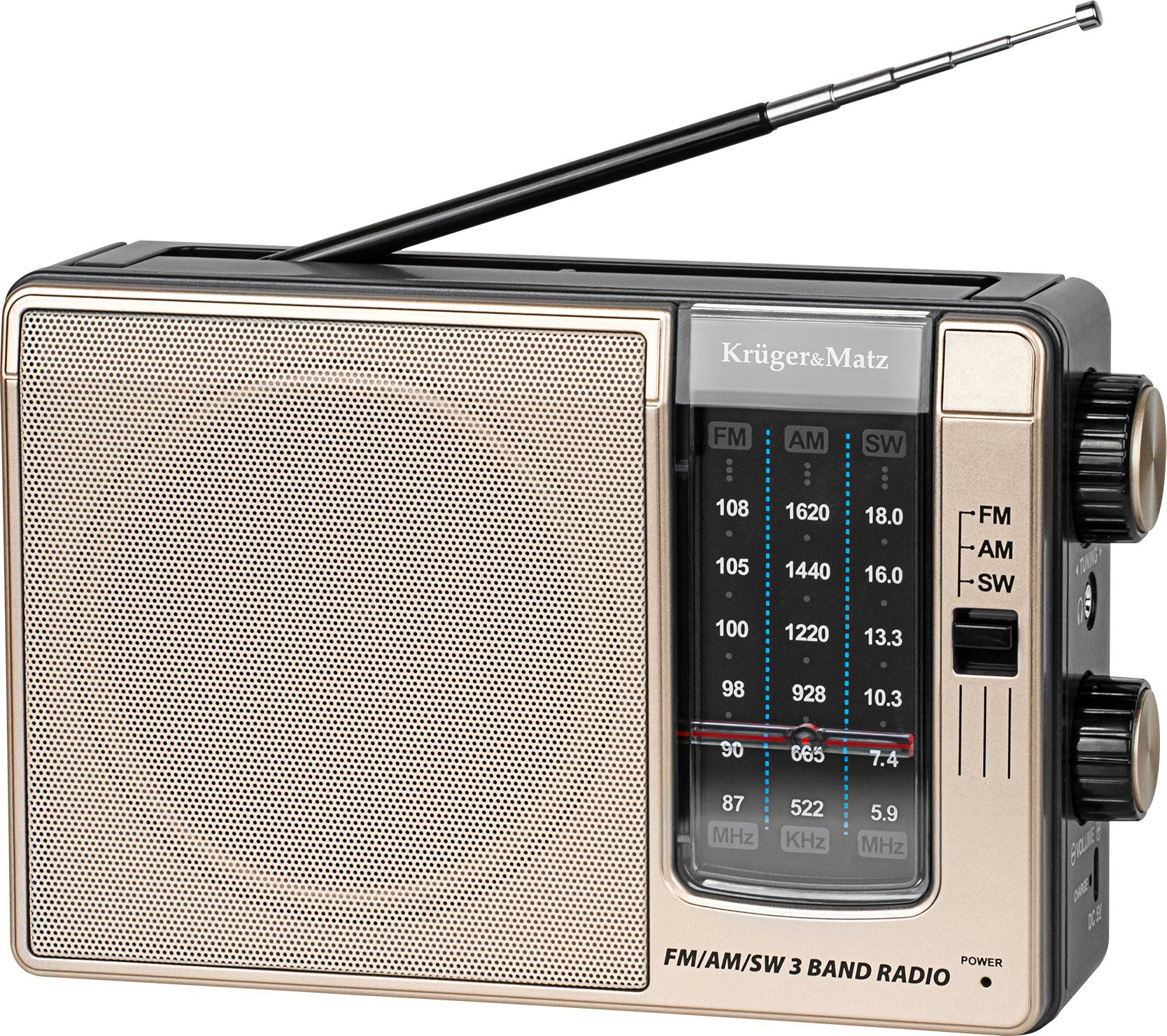 Radio Kruger&Matz Radio przenośne analogowe model KM0830