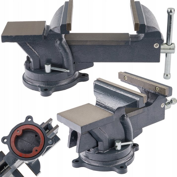 Powermat Imadło ŚLUSARSKIE 150 mm Obrotowe z Kowadłem 360 PM-IS-150T