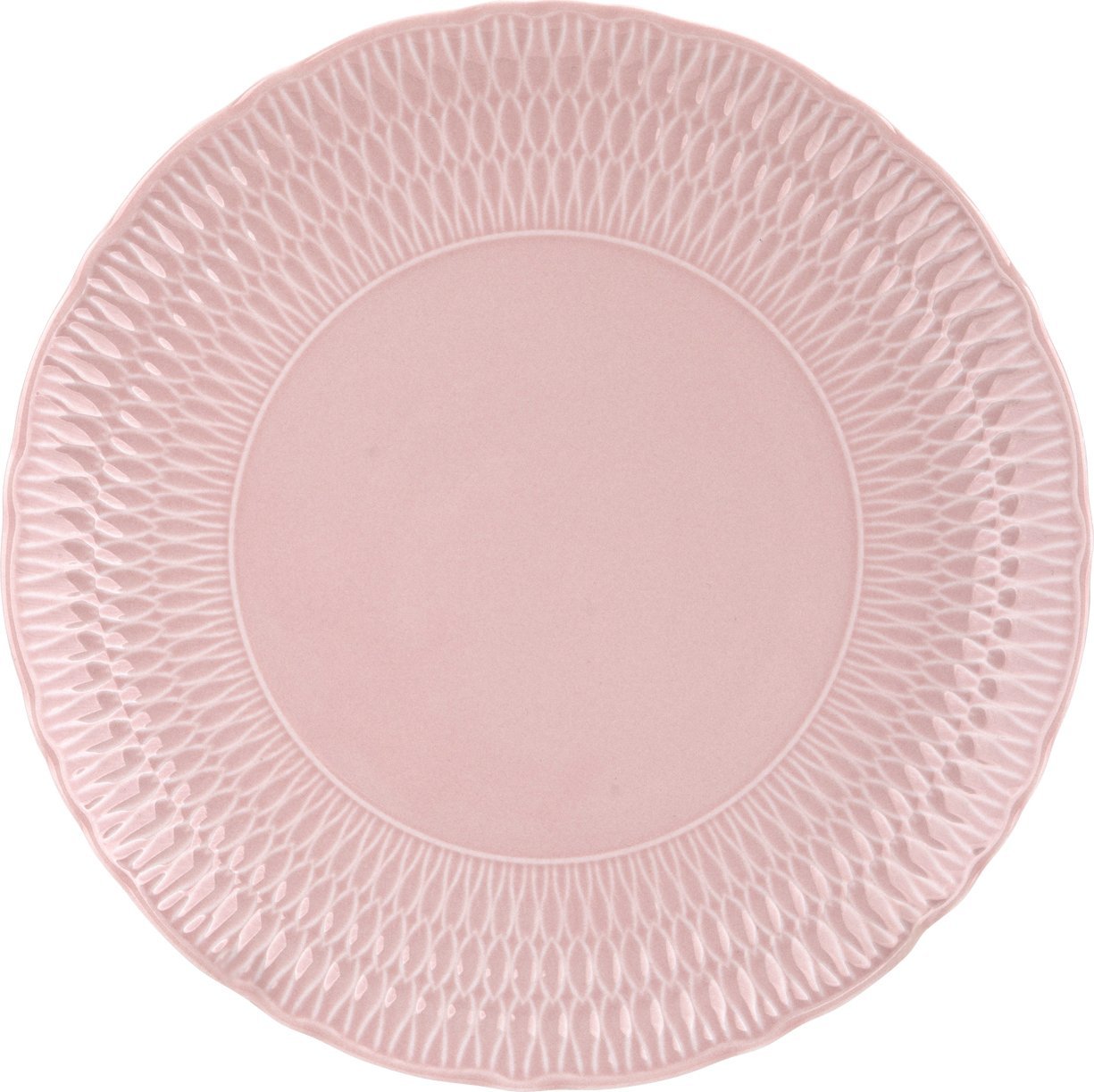 Ćmielów Talerz płytki 28 cm Sofia Różowa