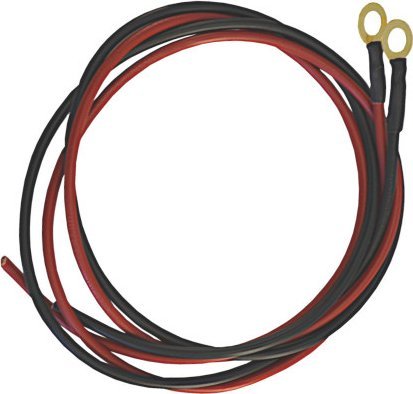 Zestaw kabli 2x4mm regulator-akumulator 1m