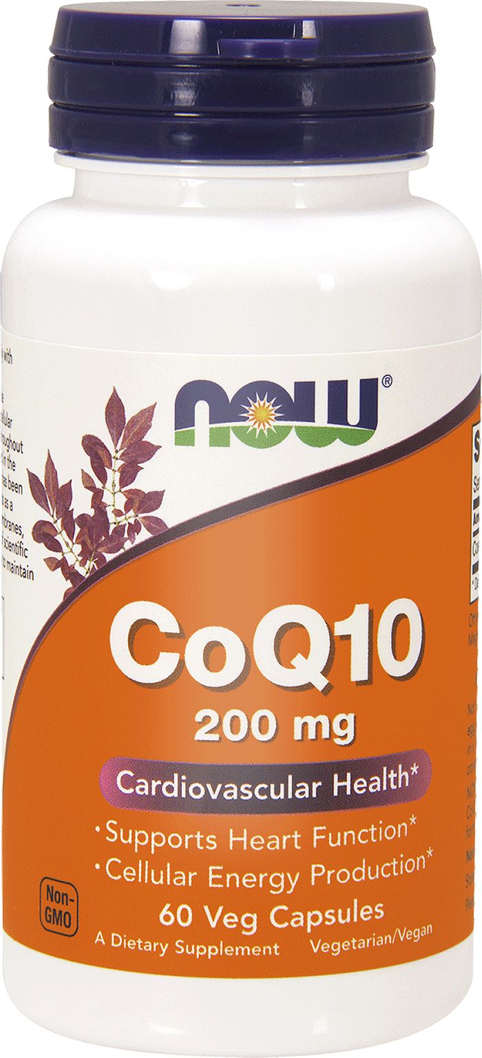 NOW Foods Koenzym Q10 200mg 60 kapsułek