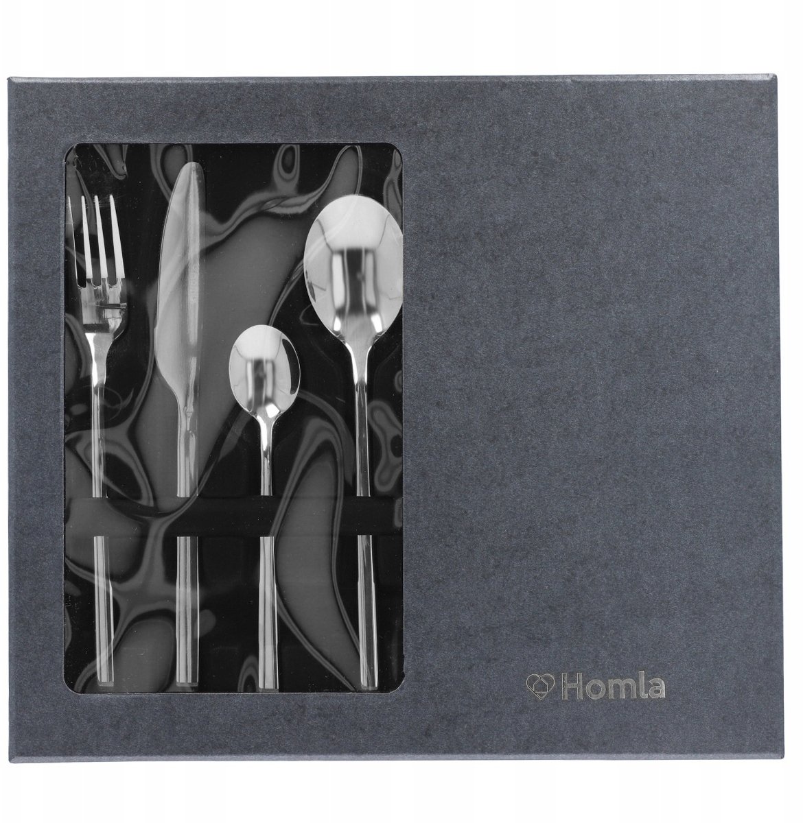 Zephyr Homla zestaw sztućców Aperi 24 dalių srebrne