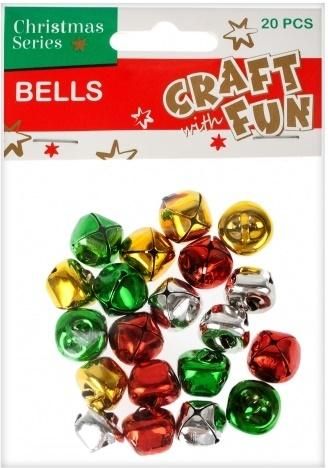 Craft with Fun Ozdoba dekoracyjna dzwoneczki 20el
