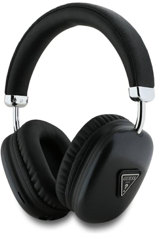 Słuchawki nauszne Guess Bluetooth 5.3 Metallic Triangle Logo czarny