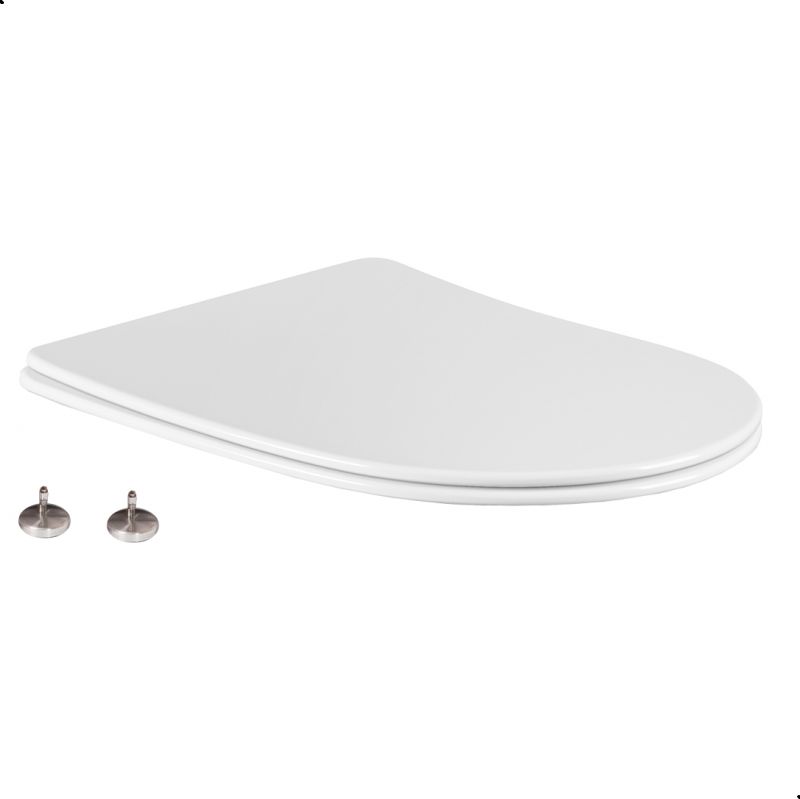 Deska sedesowa Mexen wolnoopadająca slim, duroplast, biała (39040100)