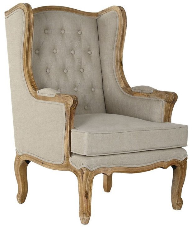 Krzesło Home ESPRIT Biały Naturalny Drewno mango 72 x 75 x 110 cm