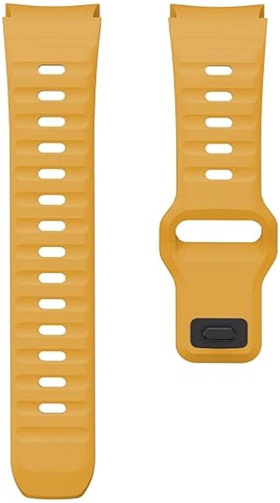 Pasek silikonowy Supero do Galaxy Watch 4/5/6, Active/Active 2, żółty