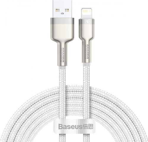 Kabel USB Baseus USB-A - Lightning 2 m Biały (CALJK-B02)