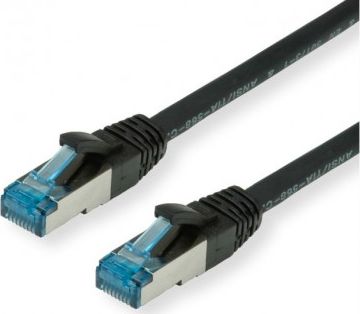 Value VALUE Patchcord S/FTP Kat.6A czarny 1.5m