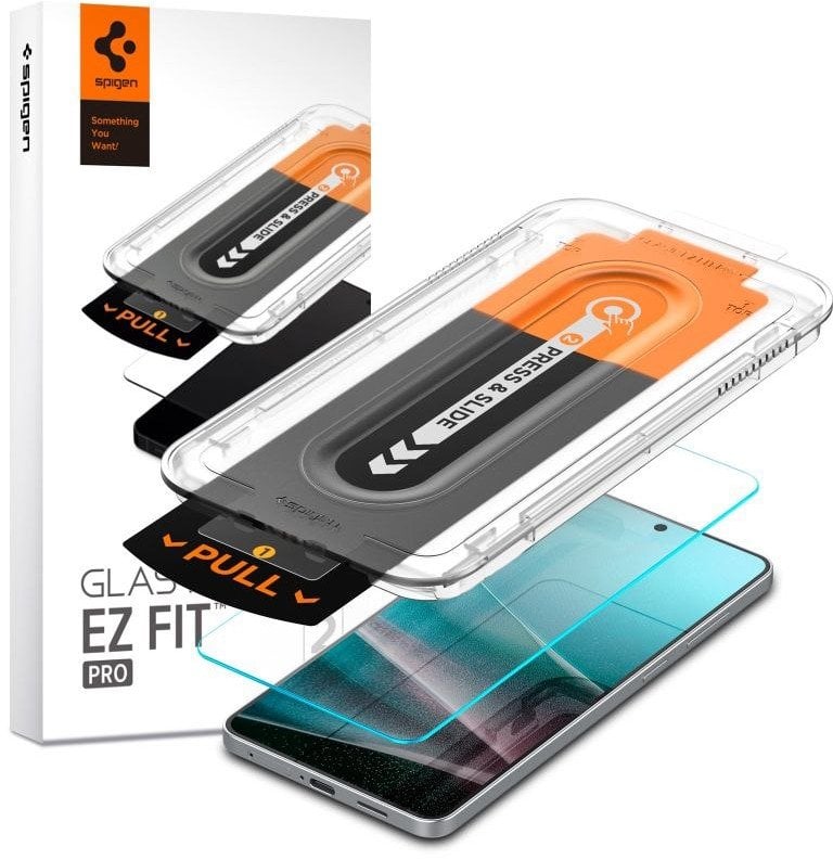 Spigen GLAS.TR EZ Fit Pro - Szkło hartowane do Samsung Galaxy S25 Edge