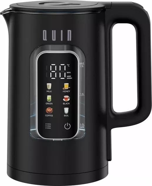 QUIN tejkanna 1.5l melna KTL-303 KTL-303 (4820291100106)