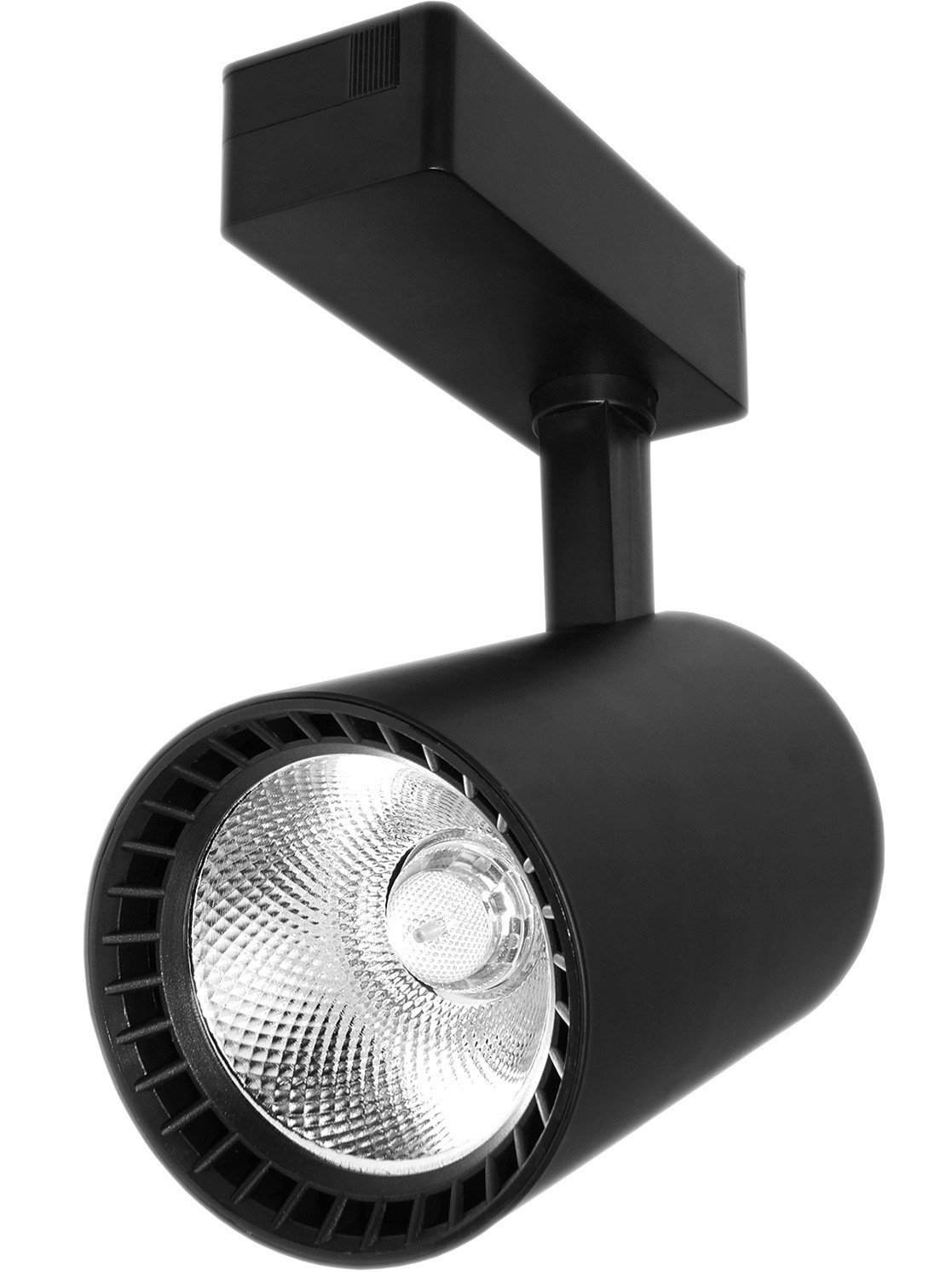 Lampa sklepowa LED, reflektor szynowy, czarny, 30W, 2250LM - światło neutralne