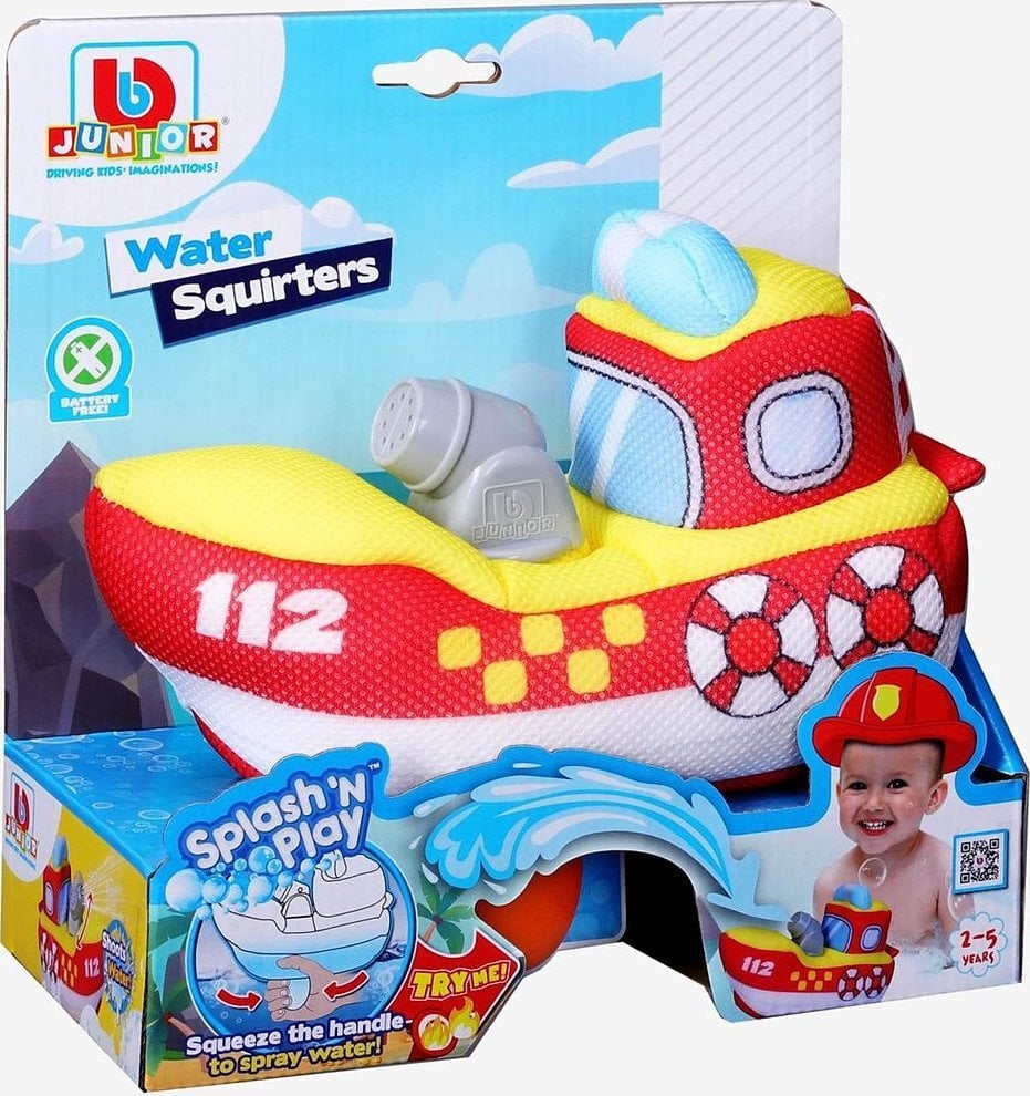 BB JUNIOR BB JUNIOR bath toy Splash 'N Play Fire Boat, 16-89061