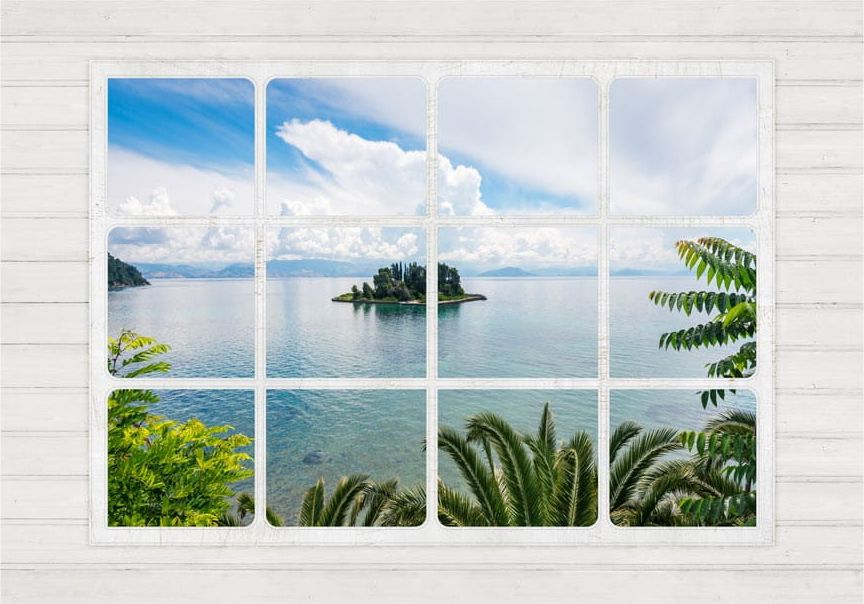 DecoNest Fototapeta - Bezludna wyspa - 100X70