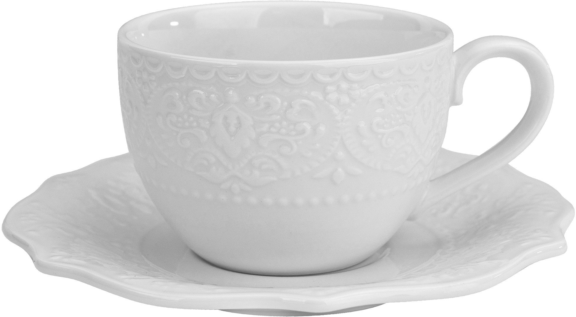 Komplet 2 filiżanek 210 ml + spodki Alice