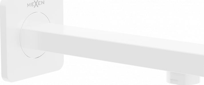 Wylewka Mexen Mexen Cube wylewka wannowa ścienna biała - 79370-20