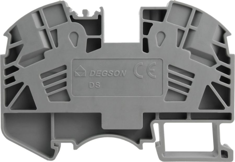 Degson Złączka szynowa przelotowa zaciskowa szara 10mm2 1P UL 3831