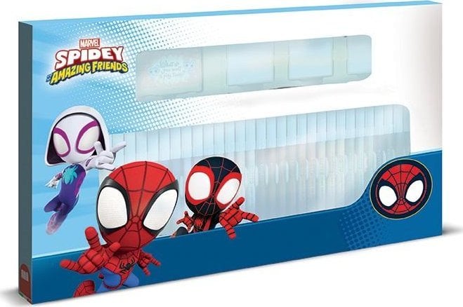 Multiprint MULTIPRINT SPIDEY PIECZĄTKI I PISAKI (36) DO KOLOROWANIA