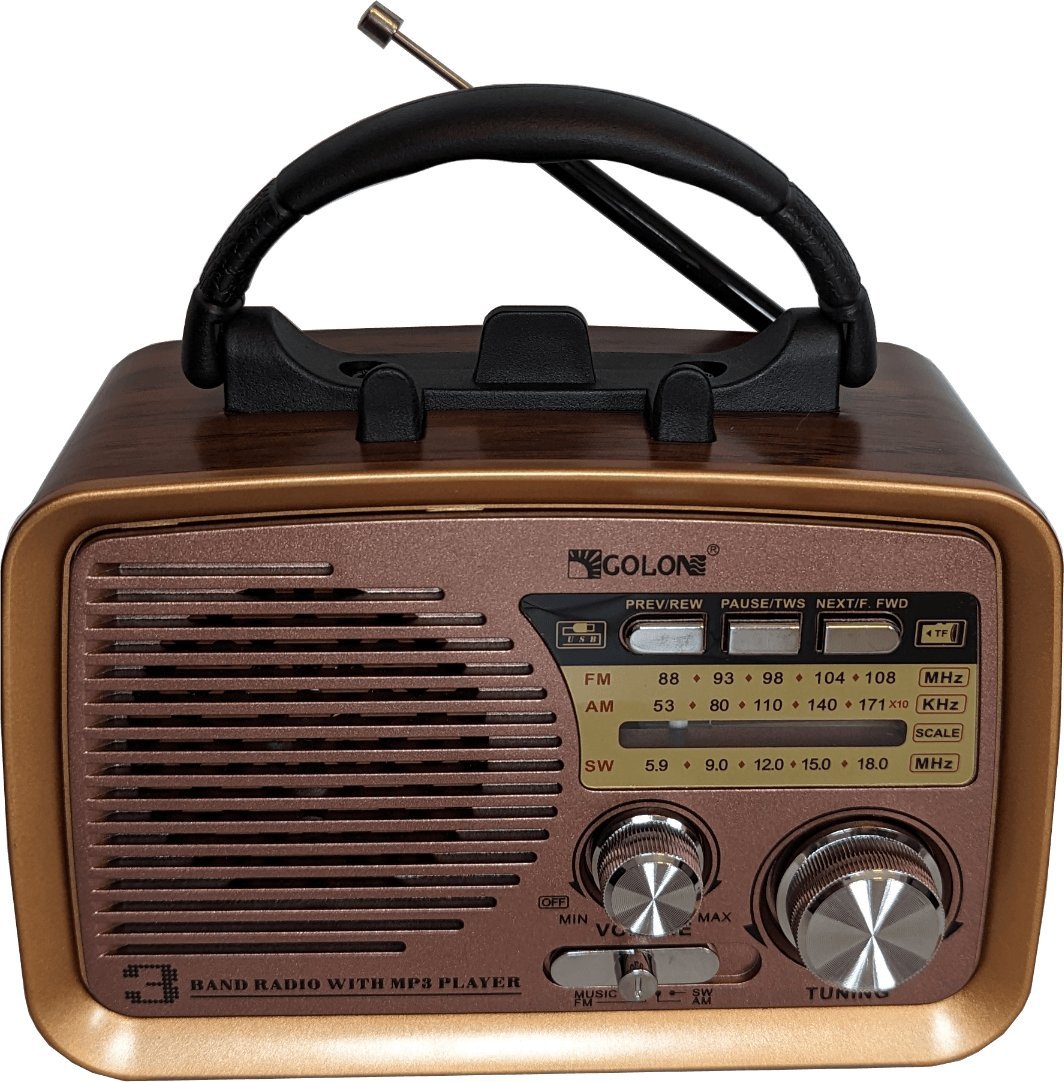 Radio RetroAudio RADIO KUCHENNE FM z rączką PRZENOŚNE sieciowe