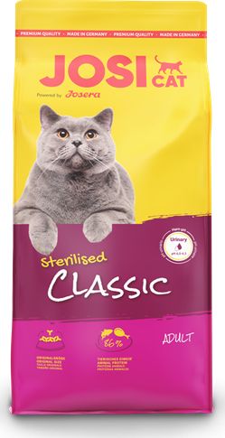 JosiCat Classic Sterilised 18kg + niespodzianka dla kota GRATIS!