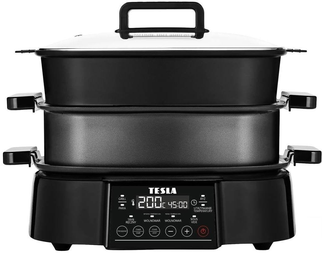TESLA MultiCook M90 Grill wielofunkcyjny multicooker 11w1 z grillem elektrycznym czarny