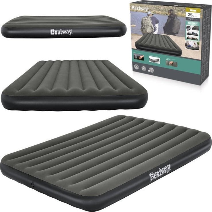 Bestway 2-osobowy dmuchany materac Queen Tritech Air 203x152x25cm 6713N