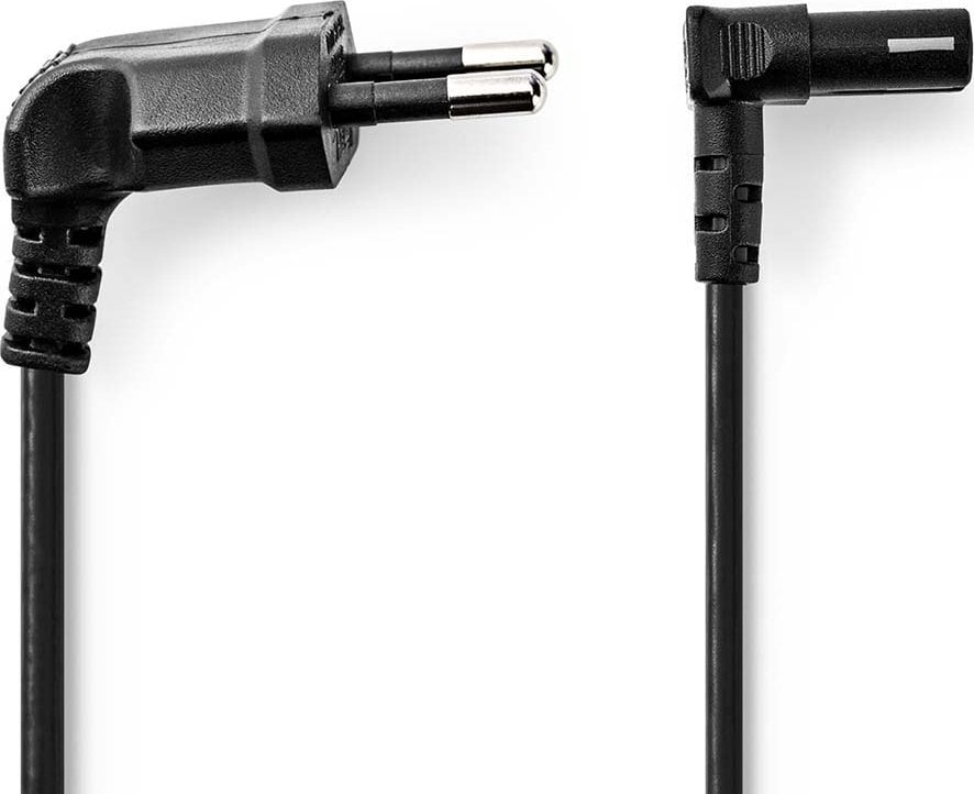 Nedis CEGL11075BK20 kabel zasilające Czarny 2 m Wtyczka zasilająca typu C C1 panel