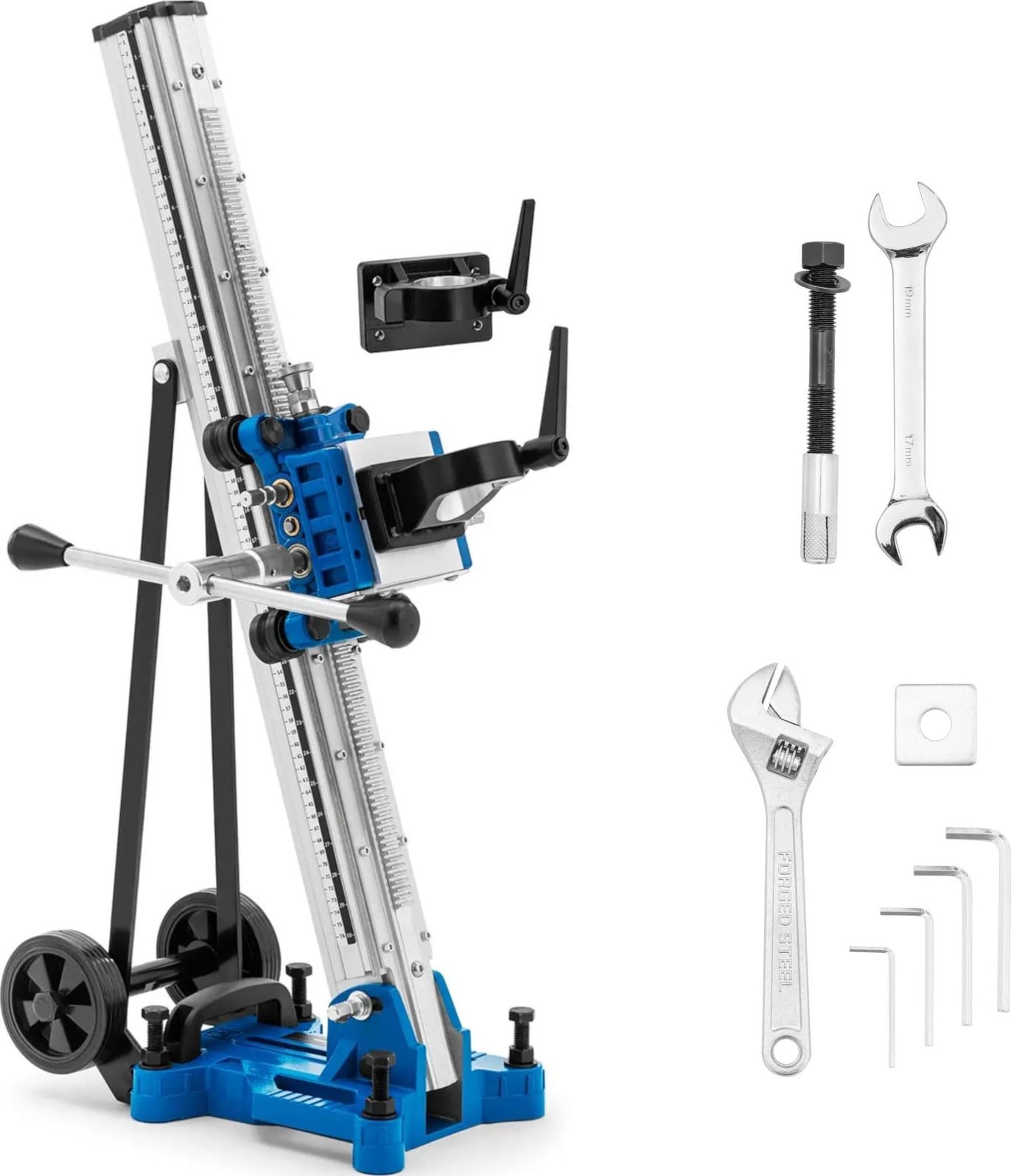 MSW Statyw stojak do wiertnicy wiertarki na kołach do śr. 350 mm 0-45 stopni