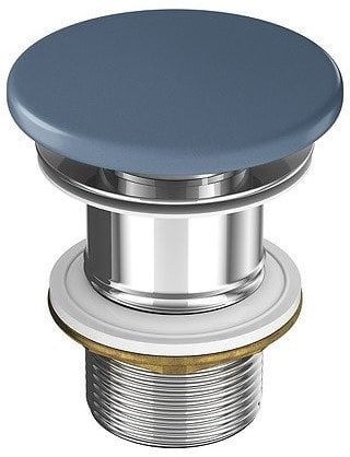 CERAMICZNY KOREK DO UMYWALEK BEZ PRZELEWU NIEBIESKI MAT